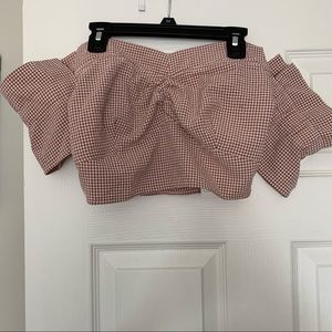 Lulumari Gingham crop top